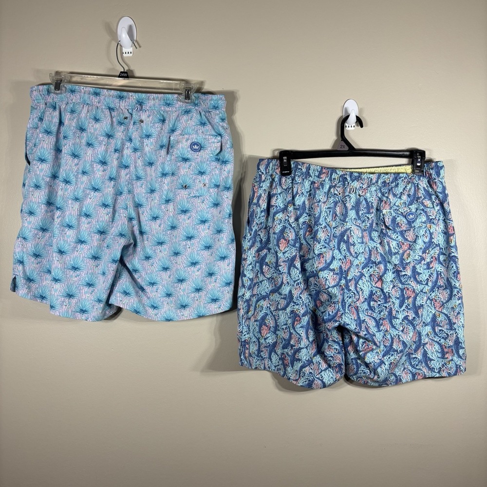 Peter Millar Swim Trunks Lot Of 2 XL Tropical Beach - Picture 2 of 11